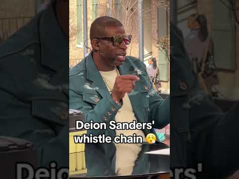 Coach Prime with the ICE 🧊