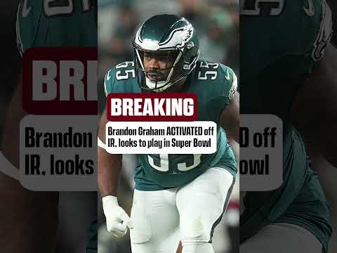 Brandon Graham will try to suit up for the Eagles in the Super Bowl #shorts