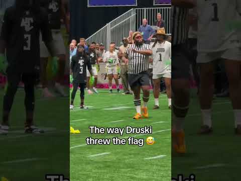 The way Druski threw the flag ๐คฃ