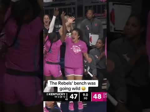 This Ole Miss three-pointer was too clutch‼️