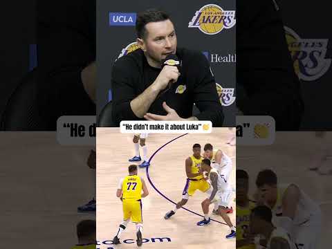 JJ Redick on Luka Doncic’s mentality in his Lakers debut 👀