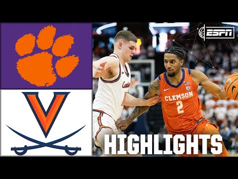 Clemson Tigers vs. Virginia Cavaliers | Full Game Highlights | ESPN College Basketball