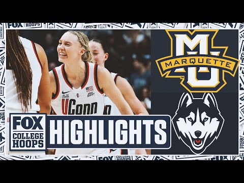 No. 5 UConn Huskies vs. Marquette Golden Eagles Highlights | FOX College Hoops