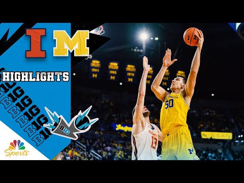 Illinois vs. No. 15 Michigan | COLLEGE BASKETBALL HIGHLIGHTS | 3/2/25 | NBC Sports