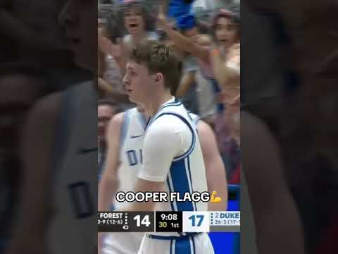 COOPER FLAGG THROUGH CONTACT 😤💪