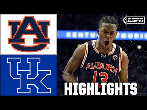 Auburn Tigers vs. Kentucky Wildcats | Full Game Highlights | ESPN College Basketball