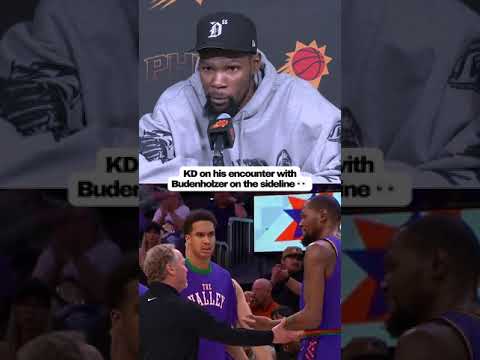 KD explains his sideline exchange 😯