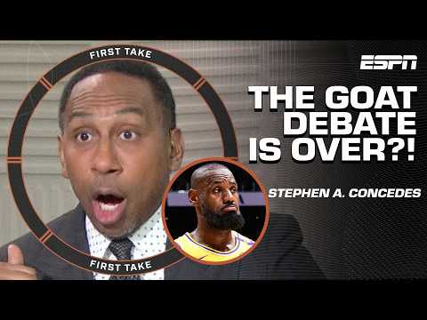 Stephen A. CONCEDES LeBron James is THE GOAT OF LONGEVITY! 🤯 LeBron 50K PTS REACTION 🔥 | First Take