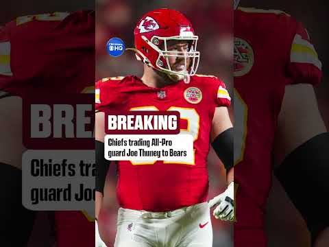 The Chiefs are trading All-Pro offensive guard Joe Thuney to the Bears #shorts #nfl