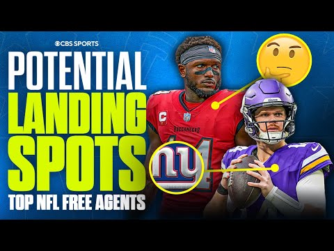 Potential Landing Spots for TOP NFL Free Agents: Sam Darnold, Chris Godwin & MORE