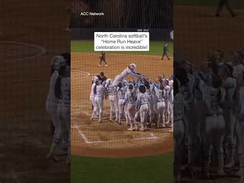 The Home Run Heave celly is flipping awesome 🤣 (🎥: ACC Network) #shorts