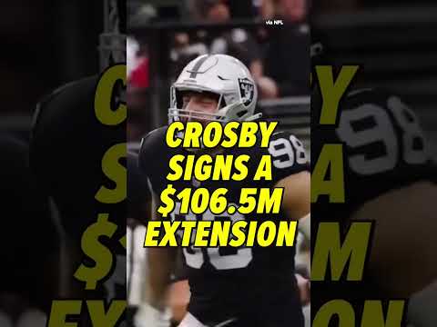 Maxx Crosby is now the highest non-qb in NFL history #shorts