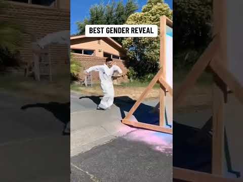 This gender reveal was unique 😯 (via @josh6eg6/TT)