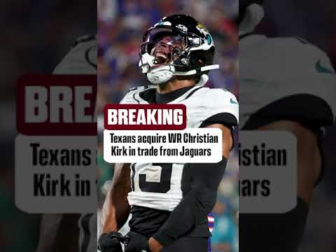 Texans acquire WR Christian Kirk in trade with Jaguars #shorts