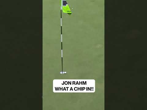 JON RAHM CHIP IN AT LIV GOLF HONG KONG!! #LIV #golf #Mickelson #Tigerwoods #golfer