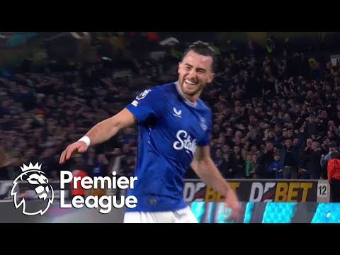 Jack Harrison puts Everton ahead of Wolves | Premier League | NBC Sports