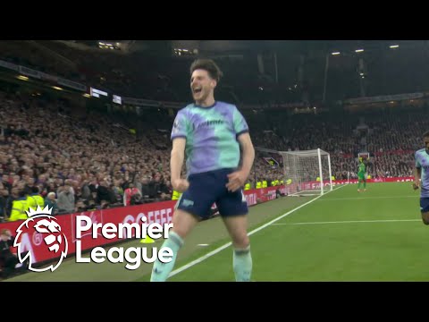 Declan Rice POWERS Arsenal to level terms with Manchester United | Premier League | NBC Sports