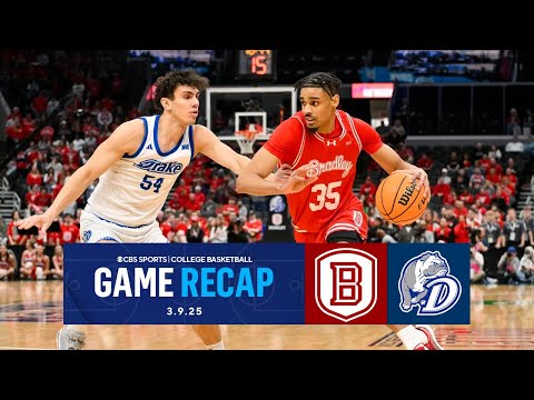 Drake pulls away from Bradley to win 3rd straight MVC Title | Game Recap