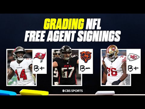 2025 NFL Free Agency Grades: Bucs get B+ for bringing back Chris Godwin, Bears continue to fill OL