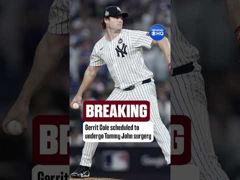 Yankees’ ace Gerrit Cole will miss the entire 2025 season. #shorts