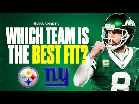 Better fit for Aaron Rodgers: Giants or Steelers? 🤔 | 2025 NFL Free Agency Updates