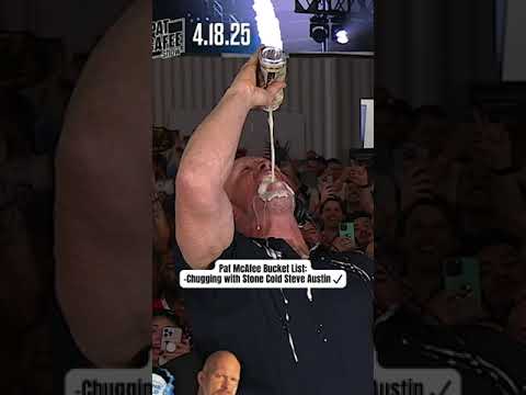 Chugging with Stone Cold Steve Austin 🍻