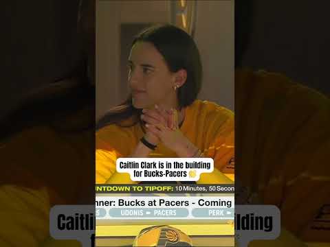 Caitlin Clark is in the building 😤