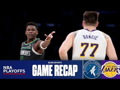 Timberwolves HANDLE Lakers, take 1-0 series lead | Game Recap