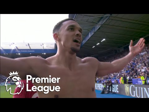 Trent Alexander-Arnold puts Liverpool 1-0 in front of Leicester City | Premier League | NBC Sports