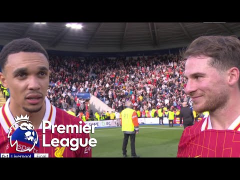 Trent Alexander-Arnold, Alexis Mac Allister react to Liverpool’s win | Premier League | NBC Sports