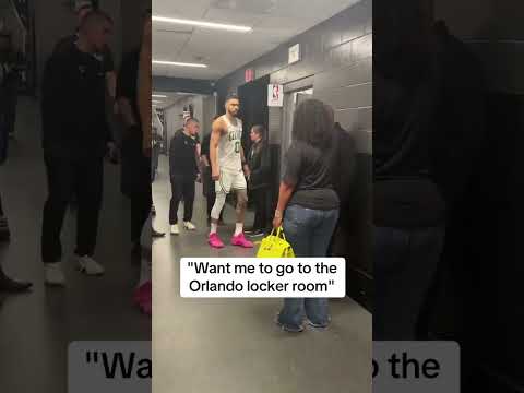 Jayson Tatum went to get X-rays done right after Game 1 was over 😳