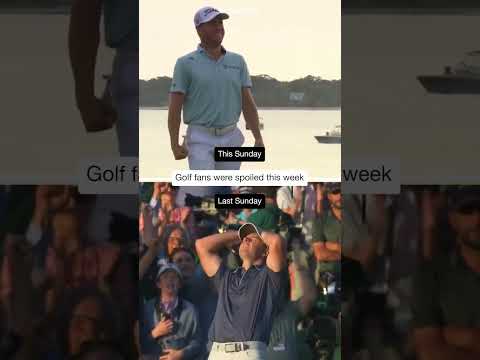 Rory McIlroy & Justin Thomas win a playoff in back-to-back weeks. #shorts