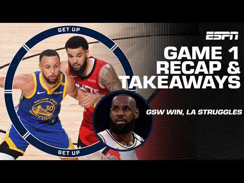 NBA Playoffs Game 1 Recap: Steph Curry is UNREAL, Warriors defense SHINES & Lakers struggle | Get Up