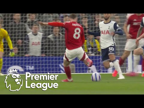 Elliot Anderson blasts Nottingham Forest in front of Tottenham Hotspur | Premier League | NBC Sports