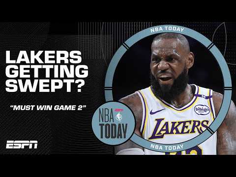 ‘The Lakers are in a ‘MUST-WIN situation’ 👀 Perk previews Game 2 vs. the Timberwolves | NBA Today