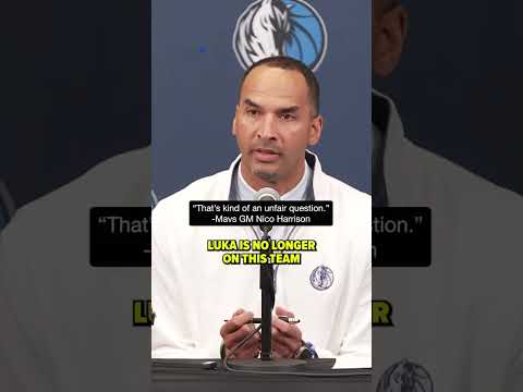 Nico Harrison was asked if he believes Luka Dončić is a championship level player. #shorts