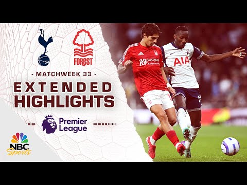 Tottenham Hotspur v. Nottingham Forest | PREMIER LEAGUE HIGHLIGHTS | 4/21/2025 | NBC Sports
