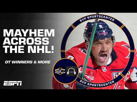 NHL MAYHEM 🤯 OVECHKIN OT WINNER, Kings’ HUGE WIN, Stars tie series vs. Avalanche 🏒 | SC with SVP