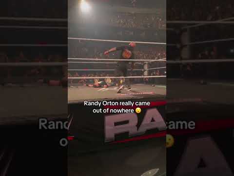 Randy Orton came out of nowhere ๐ (via S_Universal/X)