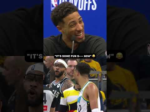 Tyrese Haliburton loves the heated moments 😂