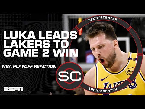 NBA Game 2 Reaction ๐ฟ Lakers even up series, Thunder & Pacers go up 2-0 | SportsCenter