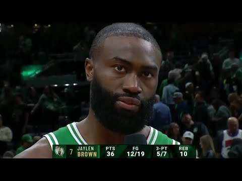 Jaylen Brown reacts to taking a 2-0 lead over the Magic: We win as a team, we lose as a team 🍀