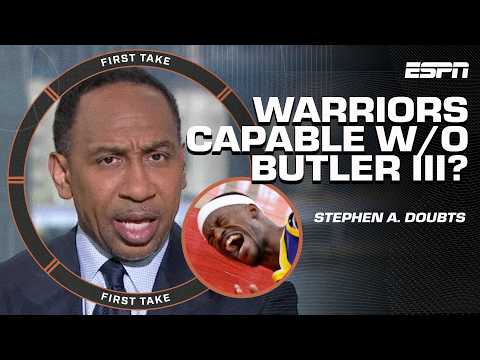 Stephen A. DOUBTS the Warriors WITHOUT Jimmy Butler III 👀 + Can his Knicks PREVAIL? | First Take