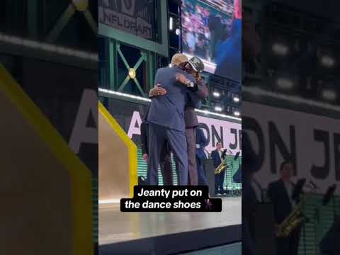 Ashton Jeanty was hyped after getting drafted 🙌