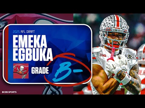 2025 NFL Draft Grades: Buccaneers receive ‘B-’ for selecting WR Emeka Egbuka at No. 19 overall
