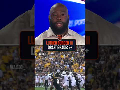 Ran Carthon gives the Bears a B+ for drafting Luther Burden III #shorts