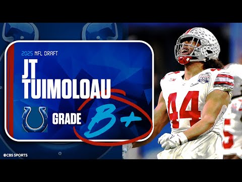2025 NFL Draft Grades: Colts receive ‘B+’ for selecting EDGE JT Tuimoloau at No. 45 overall