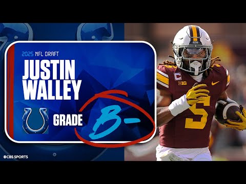 2025 NFL Draft Grades: Colts receive ‘B-‘ for selecting CB Justin Walley at No. 80 overall