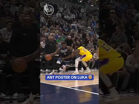 ANTHONY EDWARDS OVER LUKA 😱