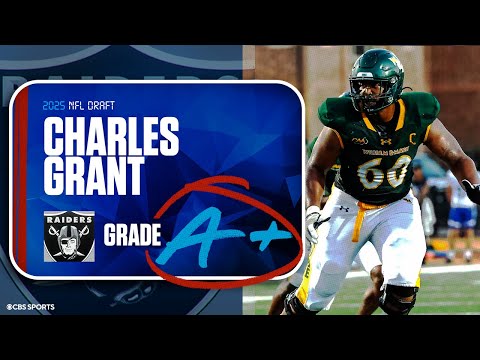 2025 NFL Draft Grades: Raiders receive ‘A+’ for selecting T Charles Grant at No. 99 overall